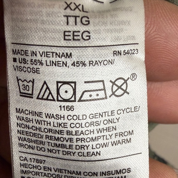 Old Navy Black and Tan Tropical Capri Jumpsuit #213 - Picture 8 of 8